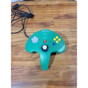 Performance Brand SuperPad 64 Colors Controller Green (Nintendo 64) *TESTED*